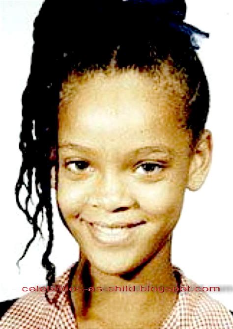 Celebrities As A Child: Rihanna Childhood Photos