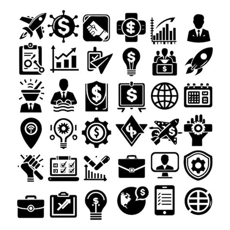 Premium Vector Business And Finance Icons Set Vector Graphic Design Illustration