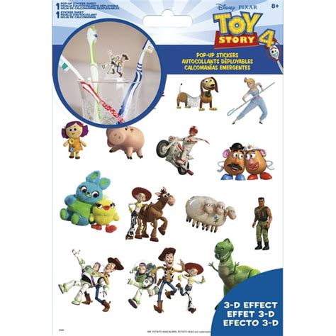 Toy Story 4 Pop Up Stickers - 2 Sheet - Walmart.com