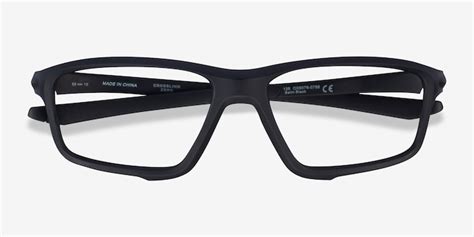 Oakley Crosslink Zero - Rectangle Satin Black Frame Glasses For Men ...