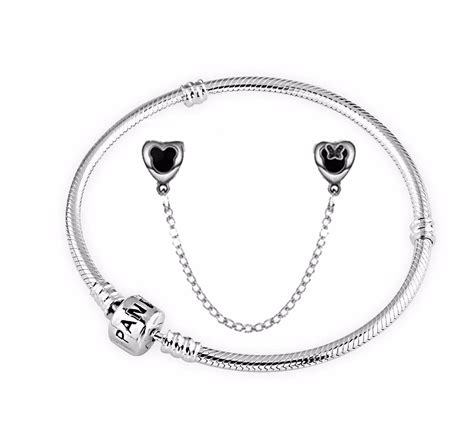 Pulseira Tipo Pandora Berloque Trava Disney Mickey Minnie R 39 90