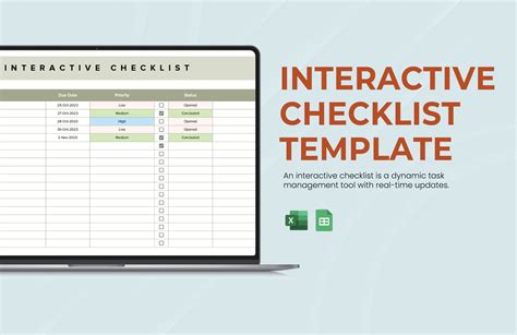 Create Interactive Checklist In Excel