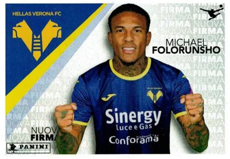 CALCIATORI PANINI 2023 2024 Figurina N 204 Folorunsho Nuova Firma