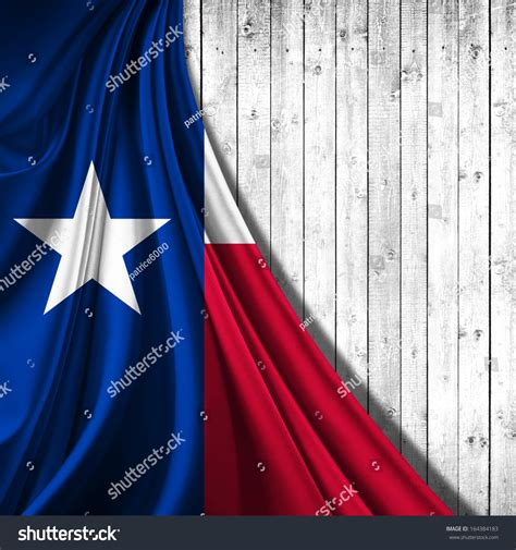 Texas Flag Fabricwood Background Stock Photo 164384183 Shutterstock