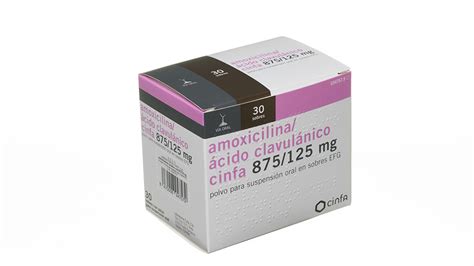 Amoxicilina Acido Clavulanico Cinfa Efg Mg Mg Sobres Polvo