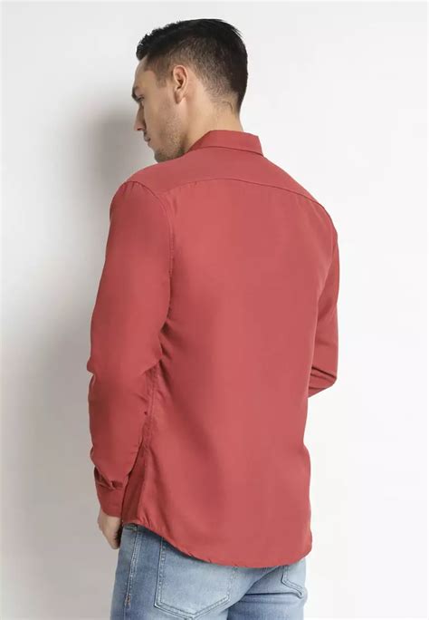 Jual Vengoz Red Imperial Ls Premium Shirt Original Zalora