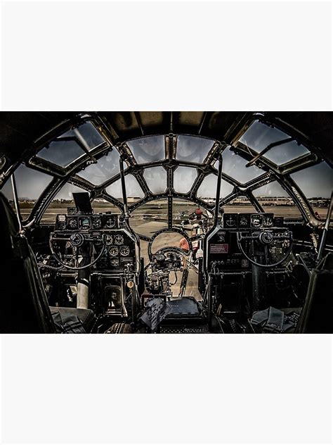 "B-29 Superfortress "Fifi" Cockpit View" Poster by ChrisLord | Redbubble