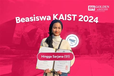 Beasiswa KAIST S1 2024 Syarat Cara Daftar Dan Tips Lolos Golden