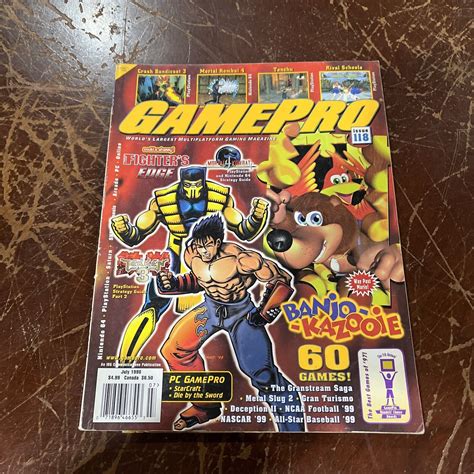 Gamepro Video Game Magazine Issue 118 July 1998 The Fighter S Edge