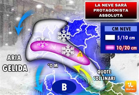 Meteo Mercoled Possibile Nevicata Al Centro Nord Anche Sull Emilia