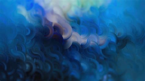 Descargar Fondos De Pantalla Olas Azules 4k Arte Abstracto Ondas Hot