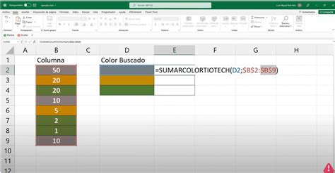 Como Sumar Celdas Por Color En Excel Image To U