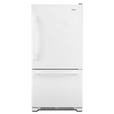 Whirlpool Gb2fhdxwq 219 Cu Ft Single Door Bottom Freezer