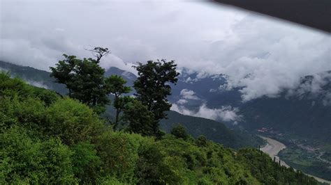 Picture from inside of a cable car ride in Manakamana Nepal : r/pics