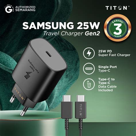 Jual Titon Kepala Charger Samsung Type C 25w Set Original Super Fast