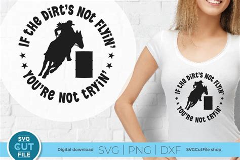 Barrel Racer Silhouette Design Bundles