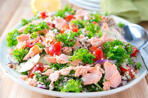 Salmon Quinoa And Kale Salad Delicious Meets Healthy