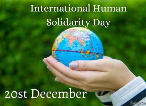 International Human Solidarity Day 2023 - Activities, Facts & Quote