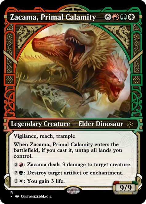 Zacama Primal Calamity CustomizedMTG Magic The Gathering Proxy Cards