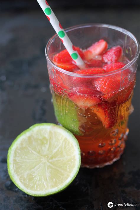 Erdbeer Mojito Cocktail Rezept Mit Erdbeeren Sommer