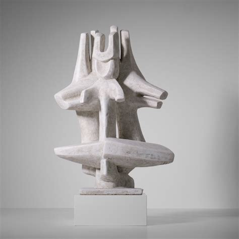 Large Abstract concrete Sculpture by Roger Desserprit | #205770