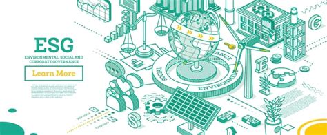 Esg Concepto De Medio Ambiente Social Y Gobernanza Globo Modelo De La