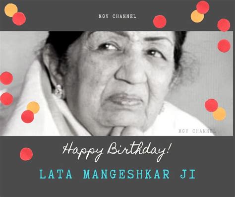 Happy Birthday Lata Mangeshkar ji | Lata mangeshkar, Birthday, J.i.