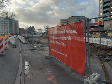 Köln Nord Süd Stadtbahn Bauarbeiten Umleitungen und Sperrungen im