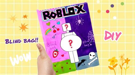 [paper Diy] 10 Roblox Blind Bag How To Make Paper Boss Dolls Youtube