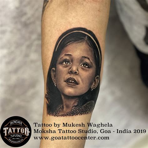 Portrait Tattoo By Mukesh Waghela At Moksha Tattoo Studio Goa India