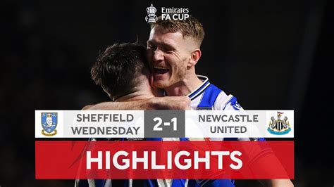 The Owls Pull Off Cup Shock Sheffield Wednesday 2 1 Newcastle United