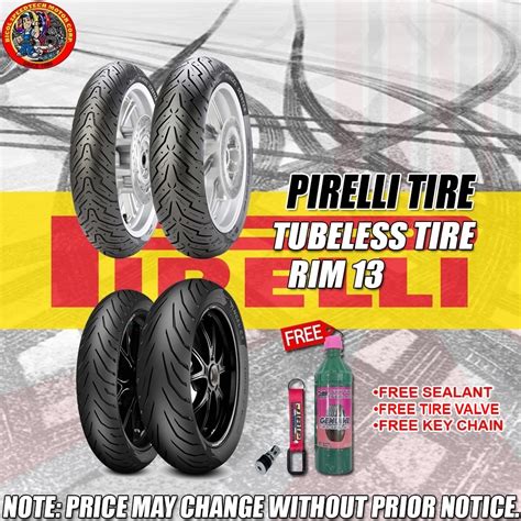 Pirelli Angel Scooter Diablo Rosso Scooter Tubeless Tire Rim With