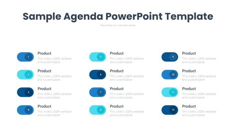 Sample Agenda PowerPoint Template - PPTUniverse