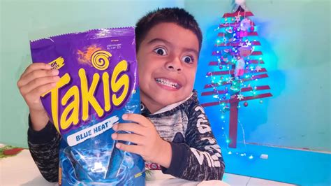 Probando Takis Azules YouTube