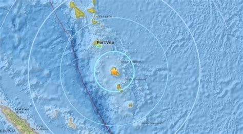 Magnitude 6 4 Earthquake Strikes Vanuatu In Pacific Earthquake