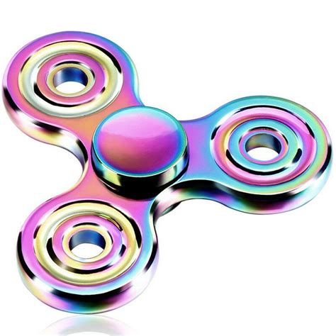 Classic Round Fidget Spinner - Neo Chrome - Fidget Spinner UK