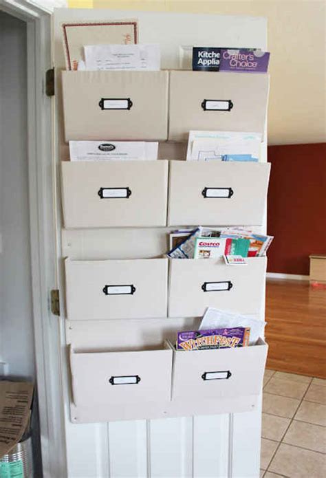 Diy Home Sweet Home More Diy Mail Organizers To Control Paper Clutter