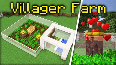 Minecraft Dorfbewohner züchten 1 19 Tutorial Minecraft Villager Farm