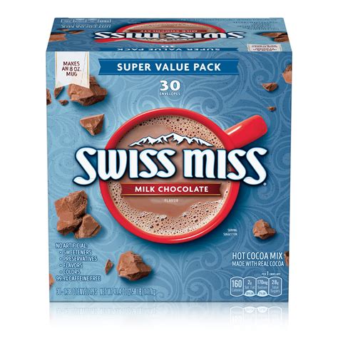 Swiss Miss Classics Milk Chocolate Hot Cocoa Mix Envelopes Packets Walmart Walmart