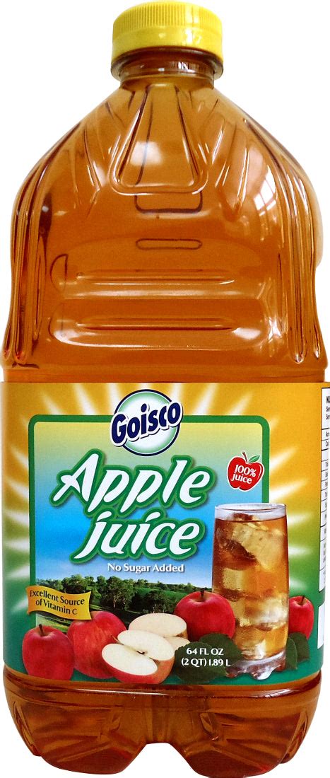 Goisco 100% Apple Juice, No Sugar Added, 64 oz — Goisco.com