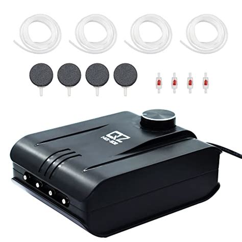 Powerful Aquarium Air Pump With Outlets Perfect For Up To