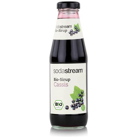 SodaStream Bio Sirup Cassis für eine vitaminreiche Erfrischung