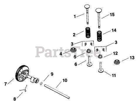 Kohler K181 13811 Kohler K Series Engine Basic Version 8hp 6kw Camshaft And Valves 4 2 70 Tp