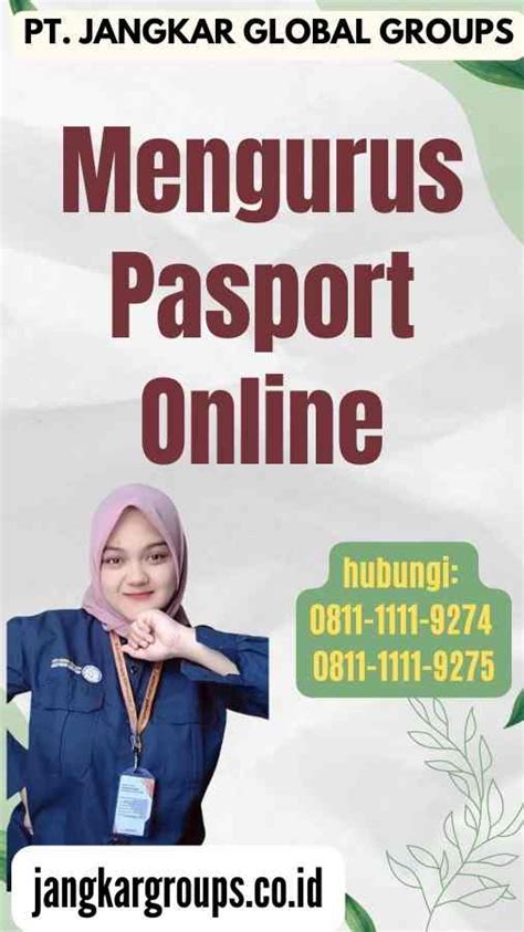 Mengurus Pasport Online Cara Mudah Dan Cepat Jangkar Global Groups