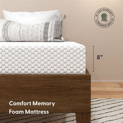 8 Inch Twin Xl Memory Foam Mattress Medium Firm Cooling Mattress Hypoallergenic Non Toxic