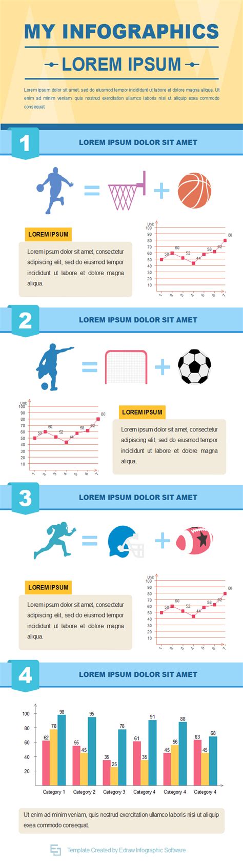 Free Infographics Templates For Sports