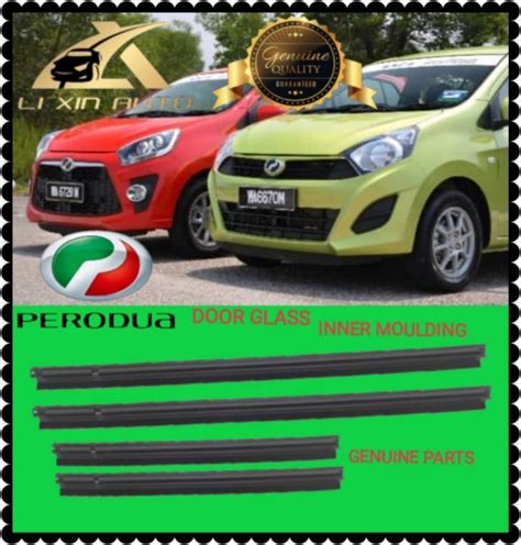 Perodua Axia Original Door Glass Inner Moulding Dalam Pintu