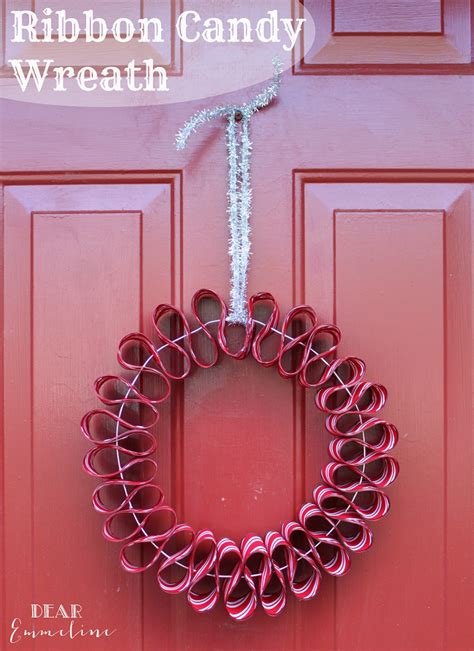 December 7: Ribbon Candy Wreath