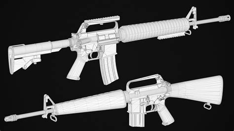 D Model M M Grenade Launcher Vr Ar Low Poly Cgtrader