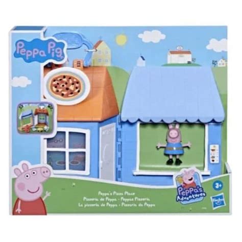 Set De Joaca Peppa Pig Figurina Accesorii Pizzeria Peppa Cm